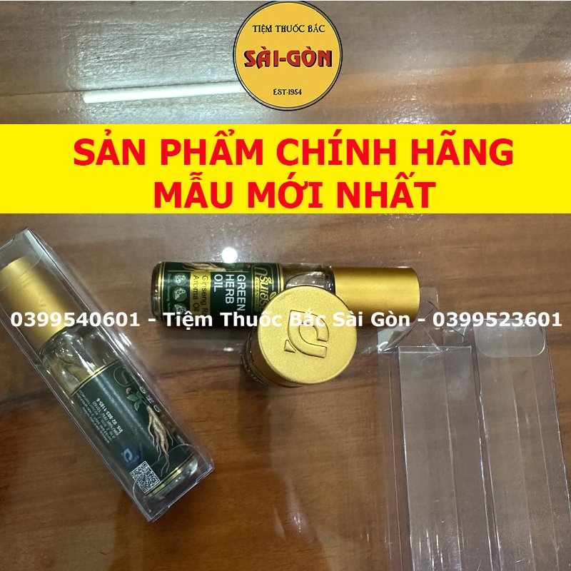 Dầu Sâm Green Herb Oil Thái Lan 8cc1