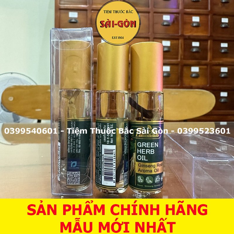 Dầu Sâm Green Herb Oil Thái Lan 8cc